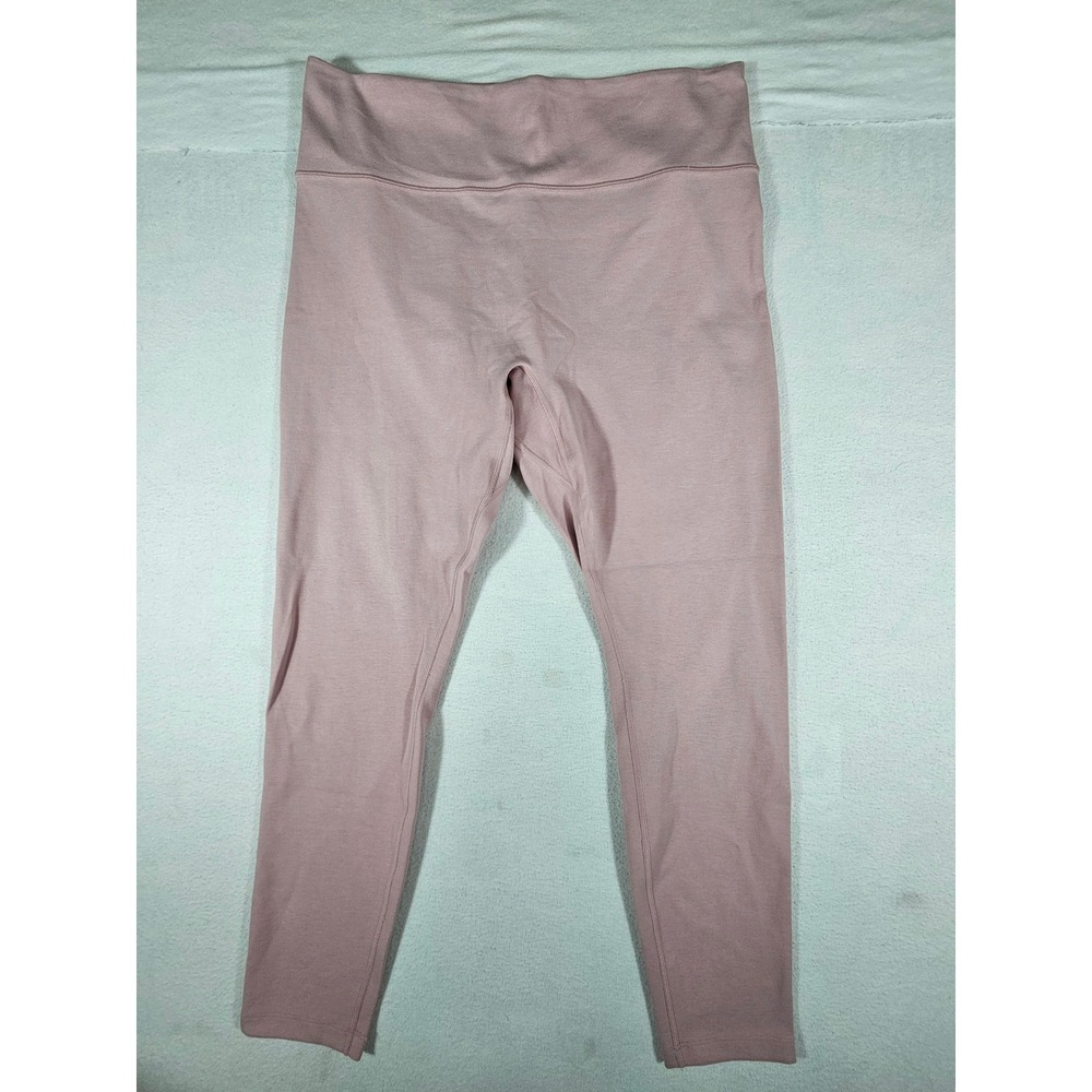 Athleta Intuition Tight Legging Mauve Pink High‎ Rise Yoga Pants XL 592352-00